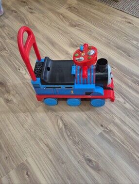 Thomas & Friends Red and Blue Ride-On Train Walker With Lights & Sounds